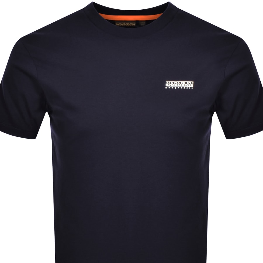 Image number 3 for Napapijri S-Guide T Shirt Blue Marine