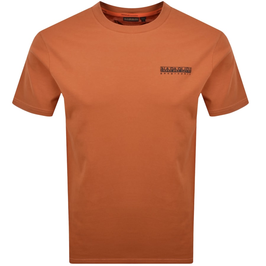Image number 2 for Napapijri S-Fiemme T Shirt Orange