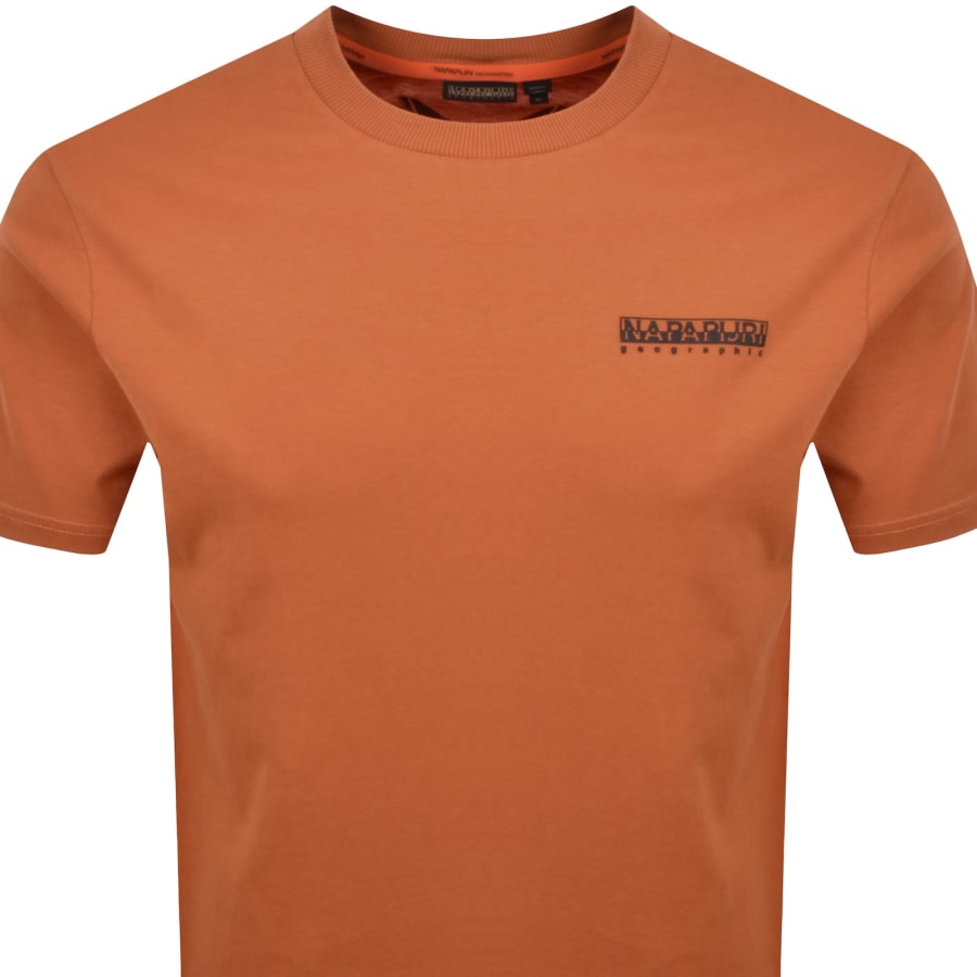 Image number 3 for Napapijri S-Fiemme T Shirt Orange