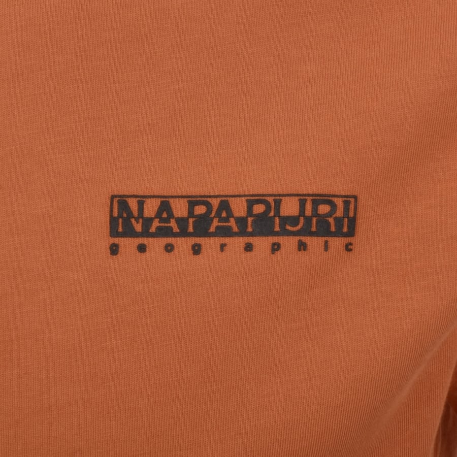 Image number 4 for Napapijri S-Fiemme T Shirt Orange