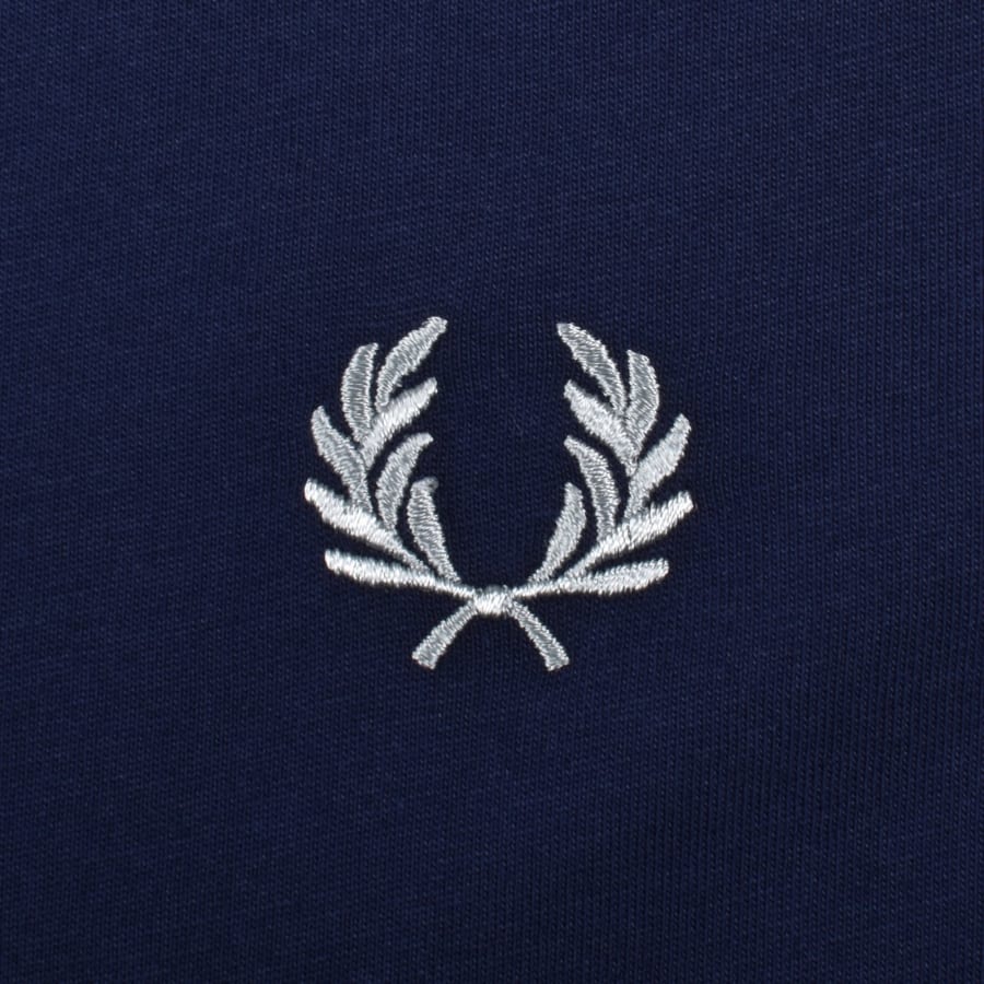 Image number 3 for Fred Perry Twin Tipped T Shirt Navy
