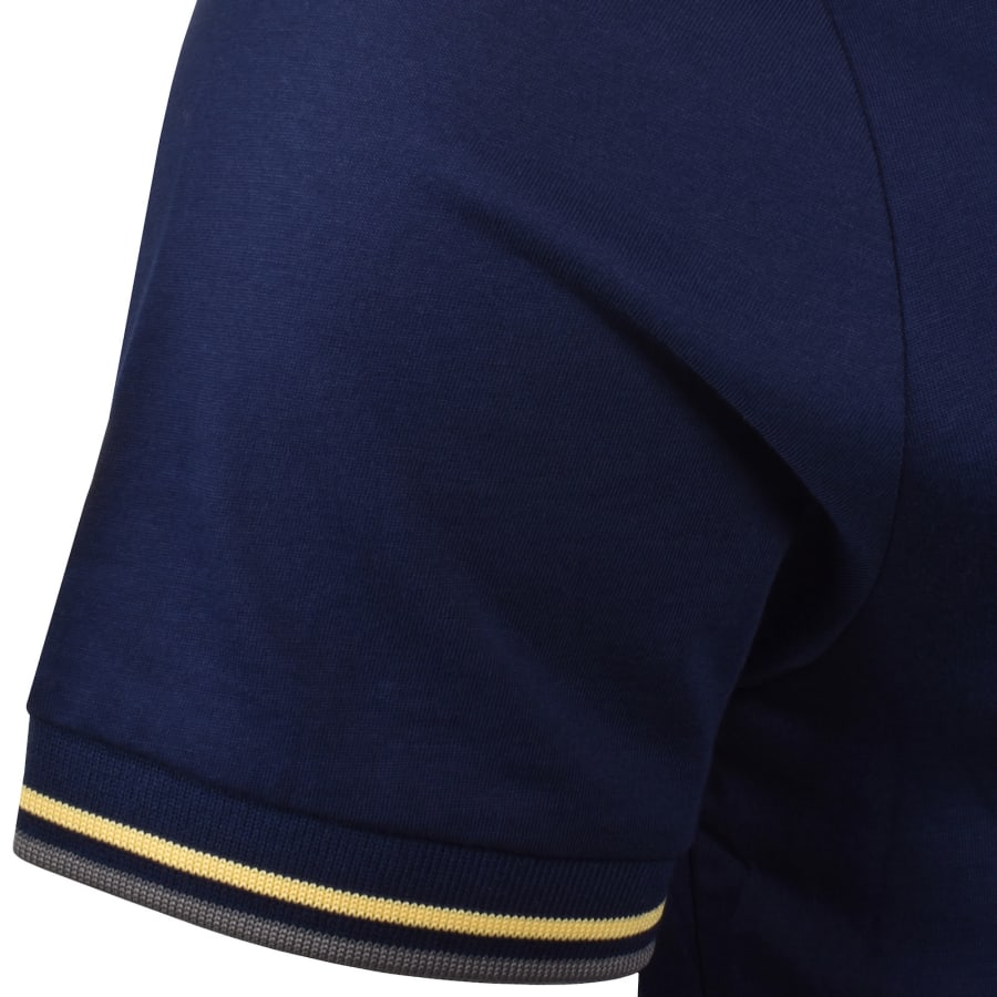 Image number 4 for Fred Perry Twin Tipped T Shirt Navy