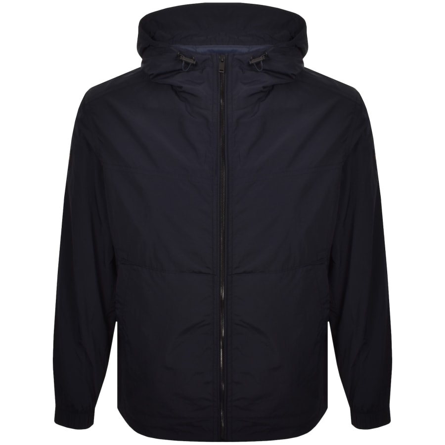Image number 1 for BOSS Orip Crinkled Nylon Jacket Navy