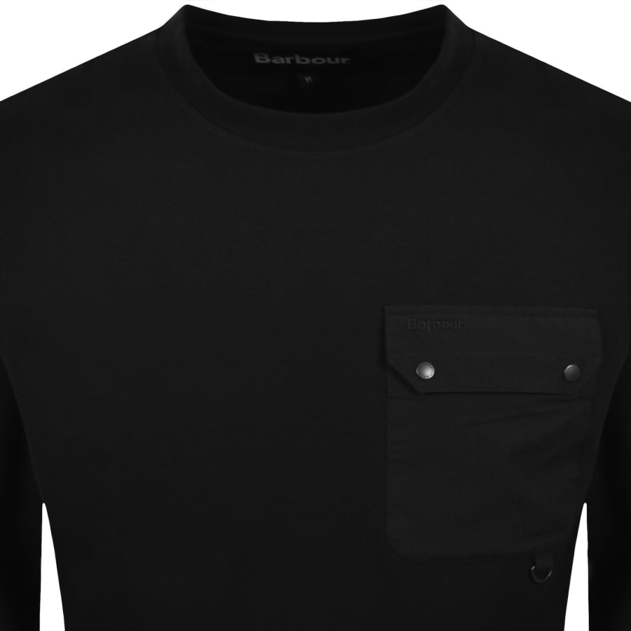 Image number 2 for Barbour Leazes T Shirt Black