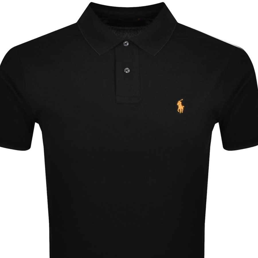Image number 2 for Ralph Lauren Logo Polo T Shirt Black