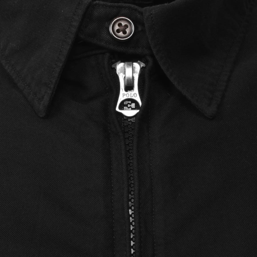 Image number 4 for Ralph Lauren Logo Overshirt Black