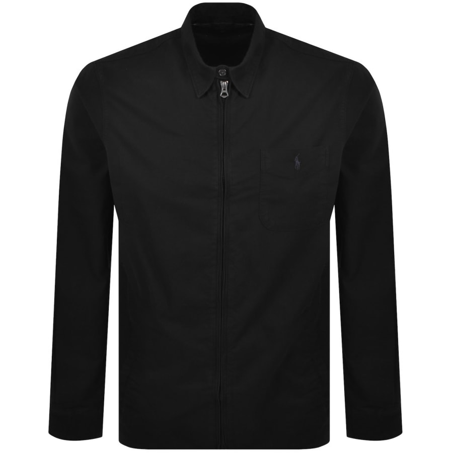 Image number 1 for Ralph Lauren Logo Overshirt Black
