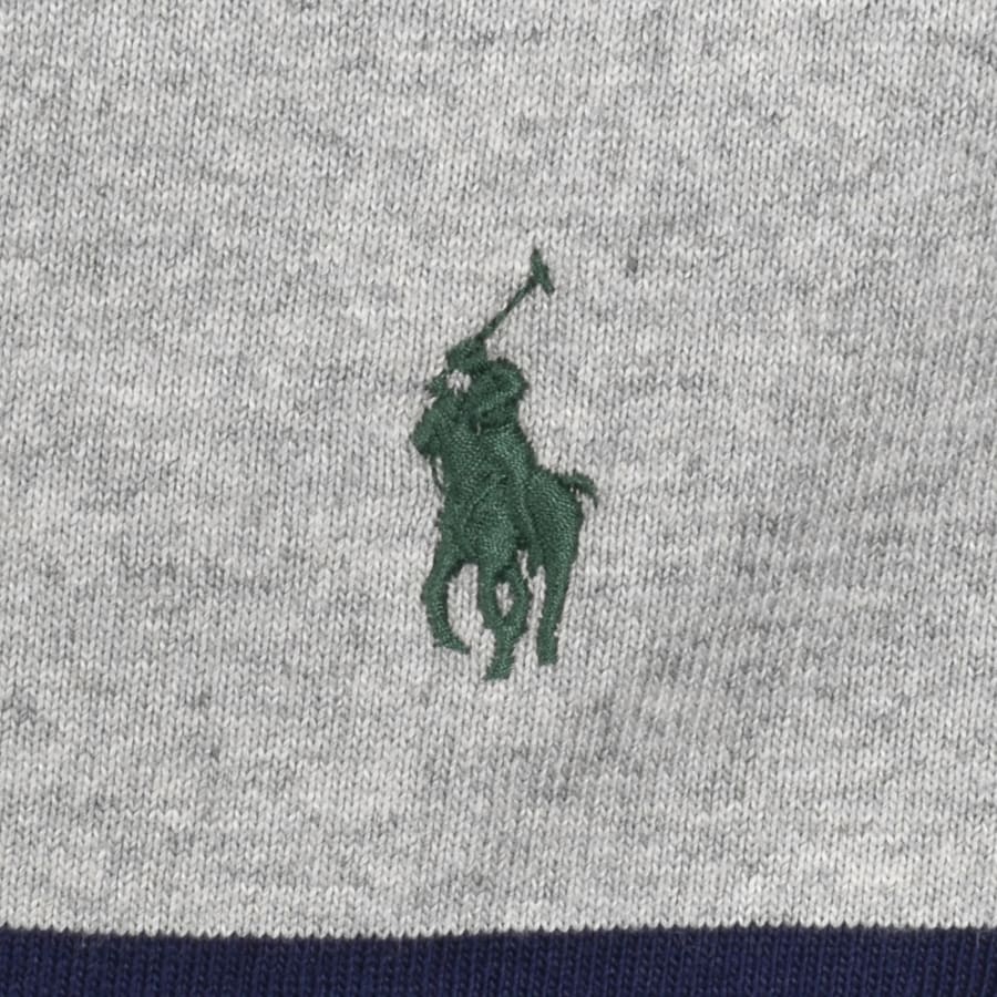 Image number 3 for Ralph Lauren Stripe Polo Shirt Navy