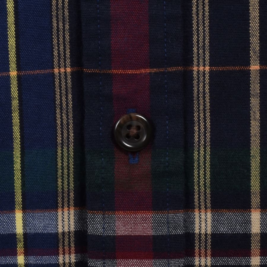 Image number 4 for Ralph Lauren Check Long Sleeve Shirt Navy