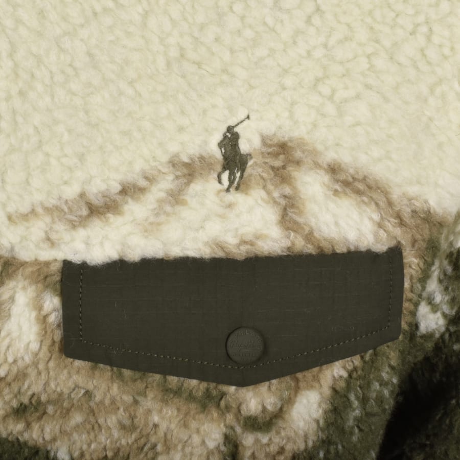 Image number 4 for Ralph Lauren Full Zip Fleece Green