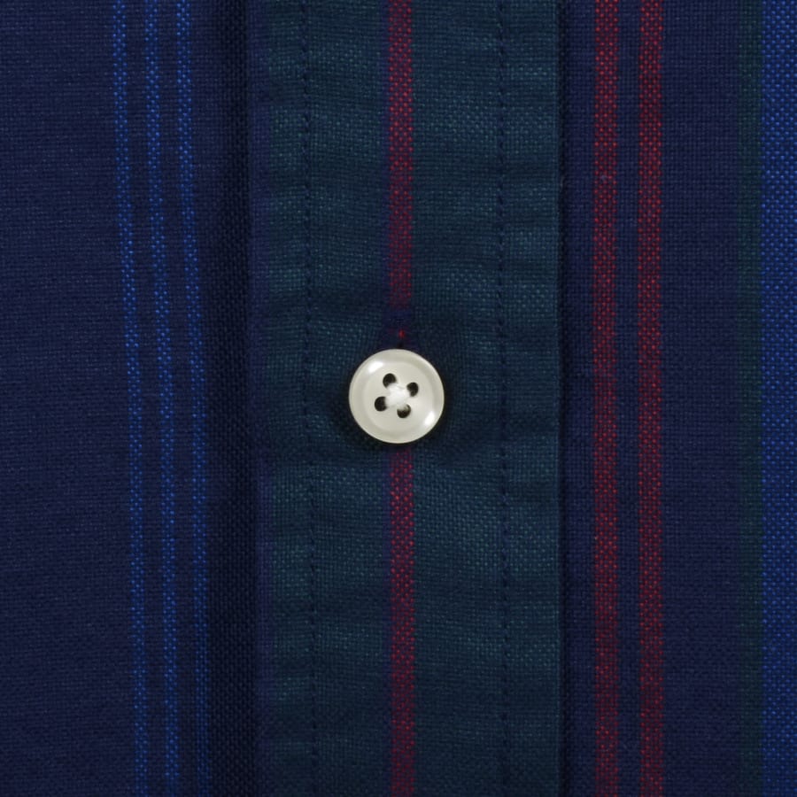 Image number 4 for Ralph Lauren Stripe Long Sleeve Shirt Blue