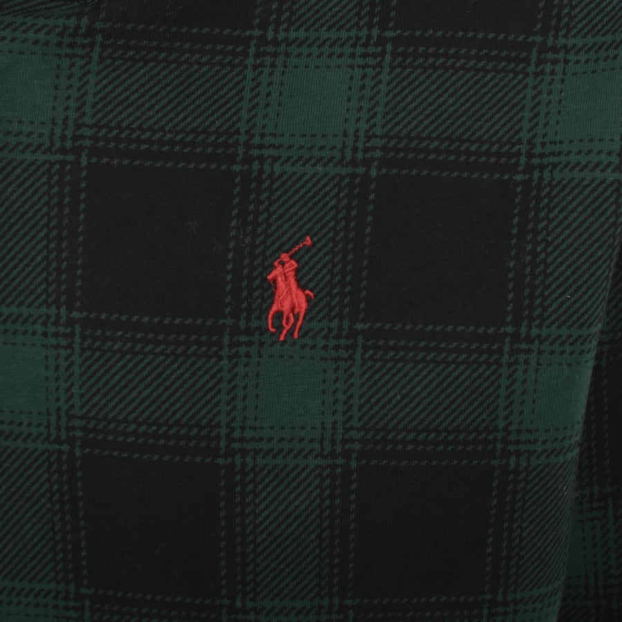 Image number 3 for Ralph Lauren Full Zip Plaid Hoodie Green
