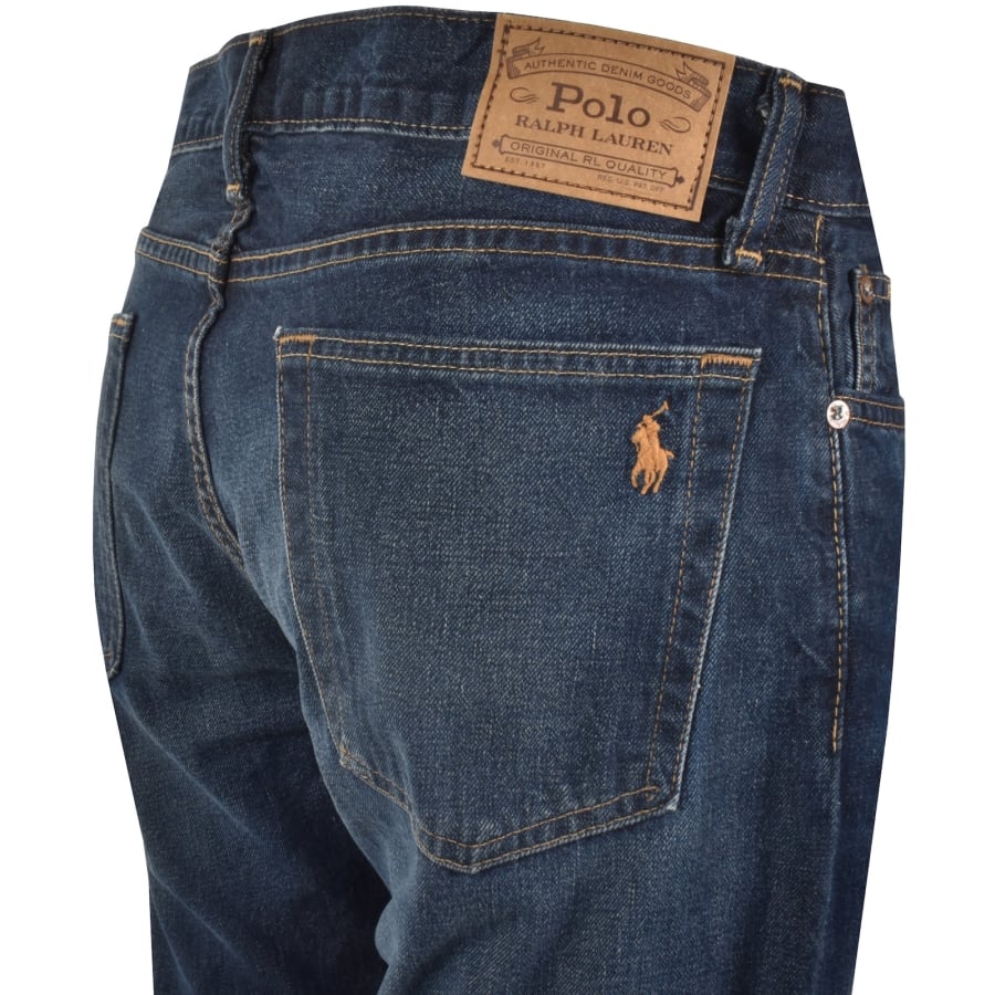 Image number 4 for Ralph Lauren Hampton Relaxed Straight Jeans Blue