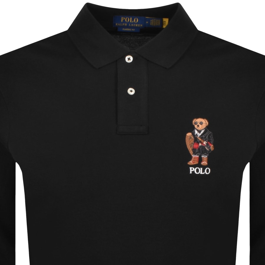 Image number 2 for Ralph Lauren Bear Polo T Shirt Black