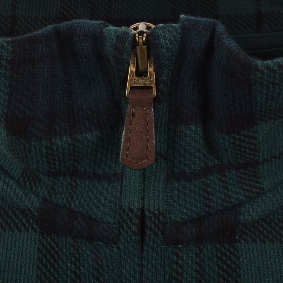 Image number 4 for Ralph Lauren Half Zip Sweatshirt Green