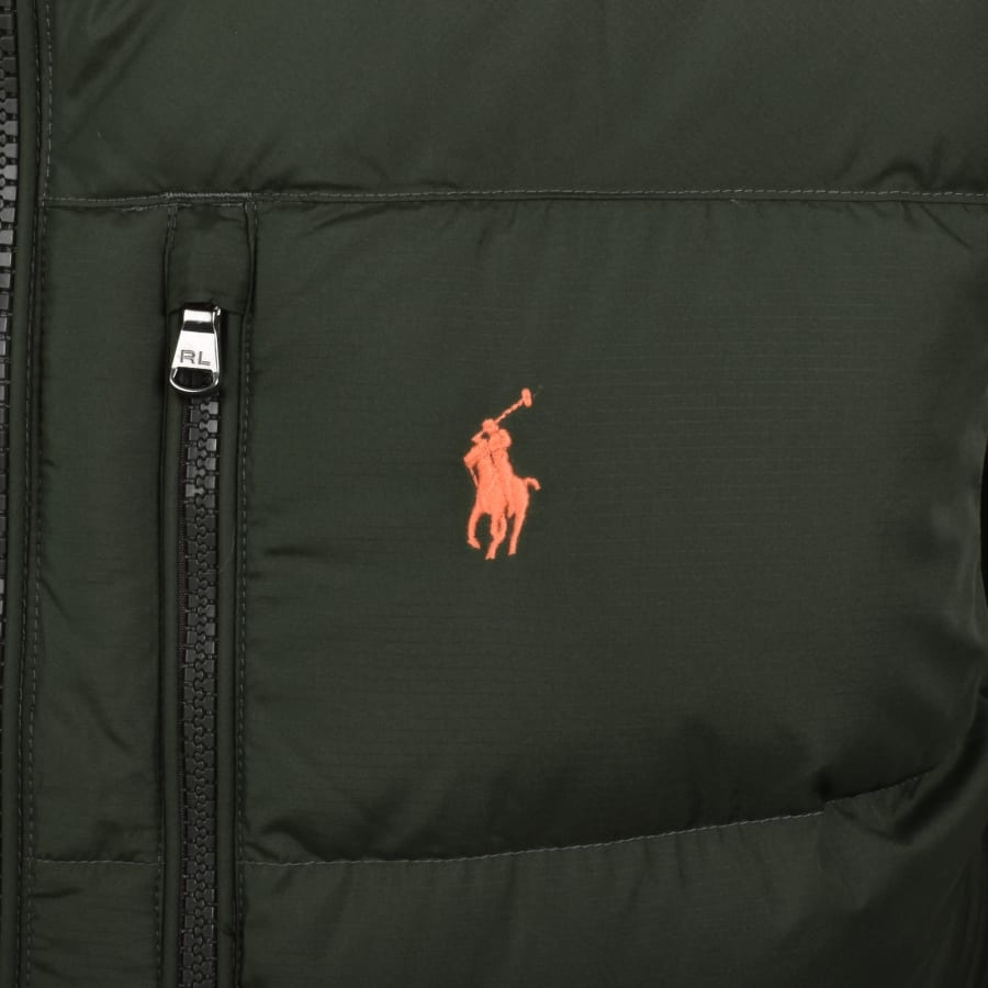 Image number 3 for Ralph Lauren Gorham Down Gilet Green