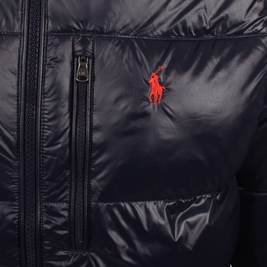Image number 3 for Ralph Lauren Gorham Bomber Down Jacket Navy