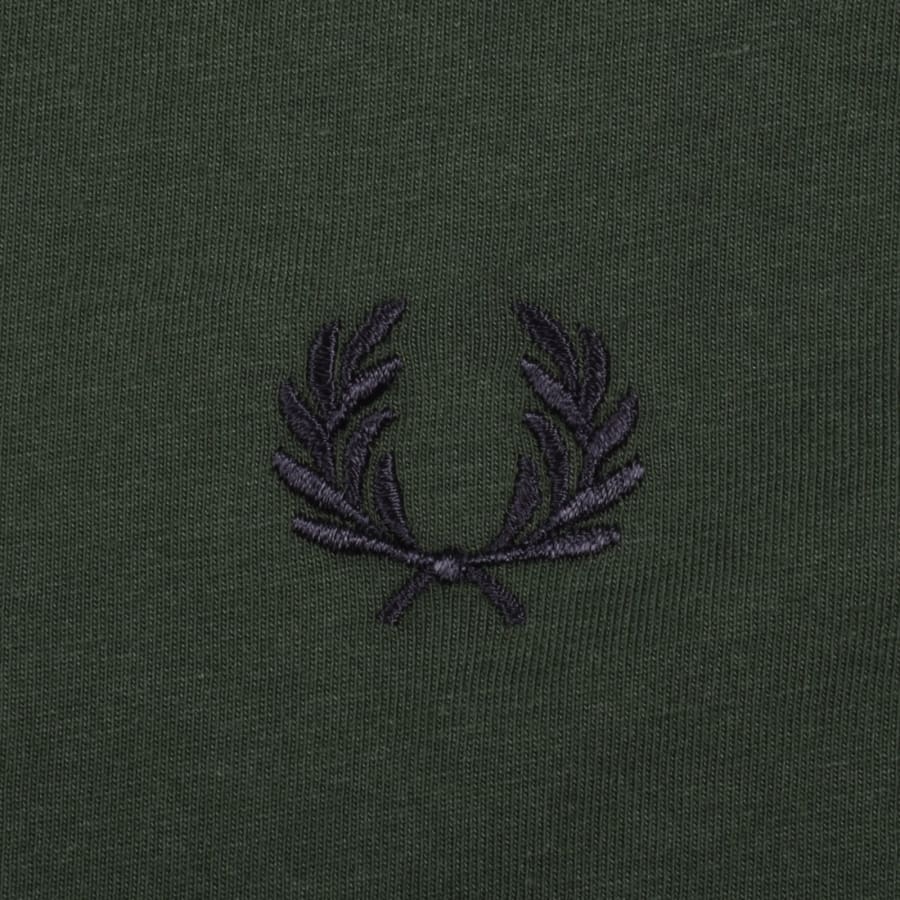 Image number 3 for Fred Perry Twin Tipped T Shirt Green