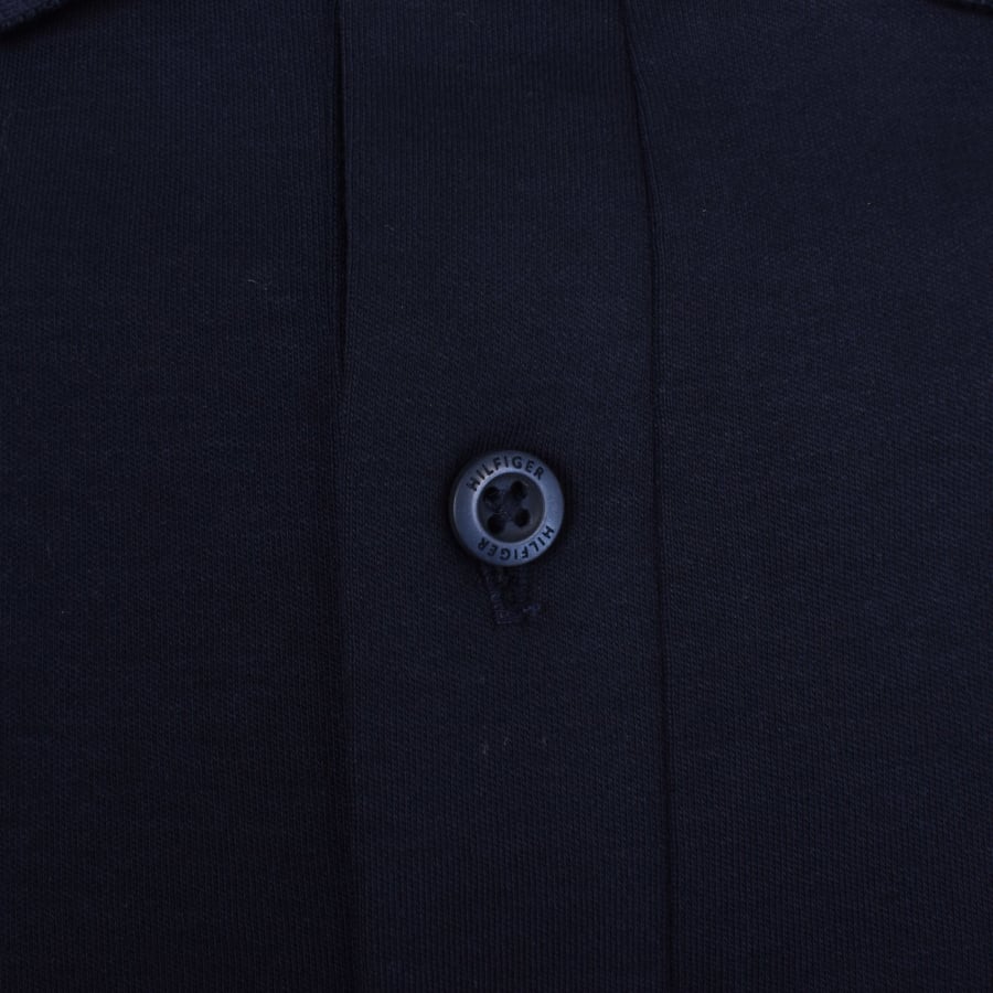 Image number 4 for Tommy Hilfiger Long Sleeved Polo T Shirt Navy