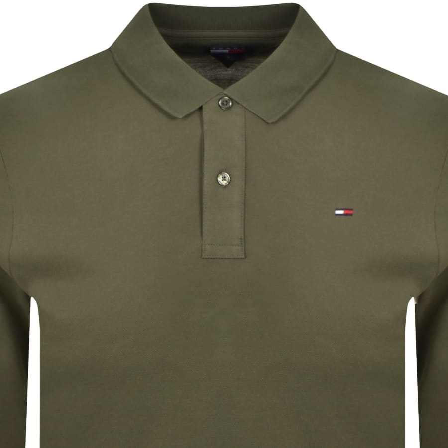 Image number 2 for Tommy Jeans Slim Fit Polo T Shirt Green