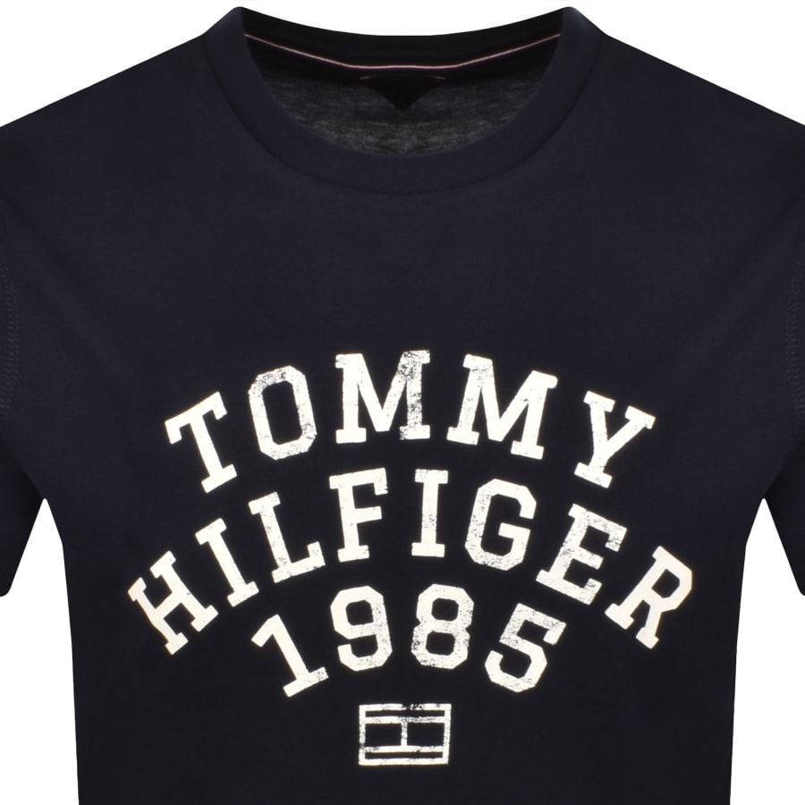 Image number 2 for Tommy Hilfiger Arch T Shirt Navy