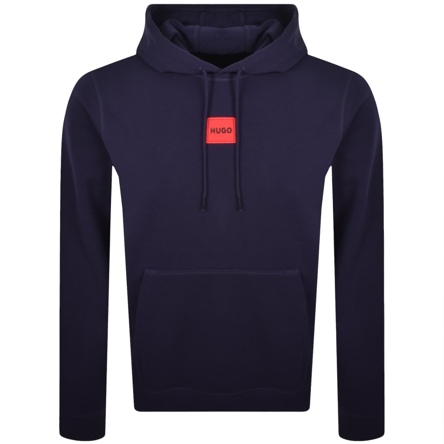 Image number 1 for HUGO Daratschi214 Hoodie Navy