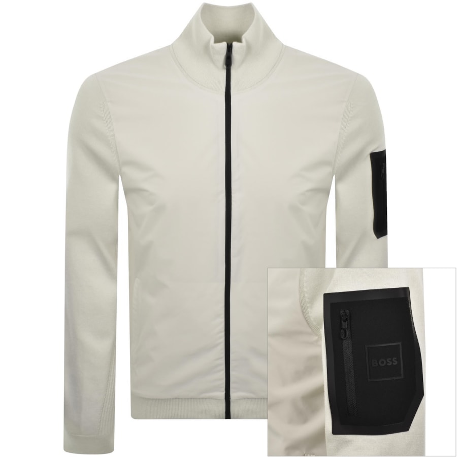 Image number 1 for BOSS K Momentum X Sweatshirt Cream