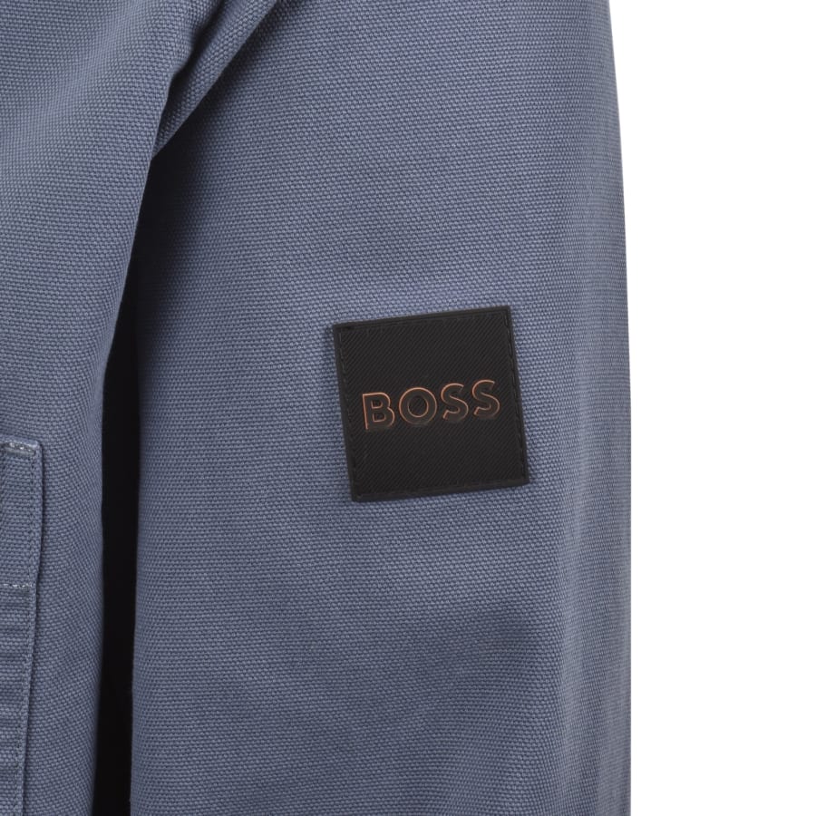 Image number 4 for BOSS Locky 2 Overshirt Blue