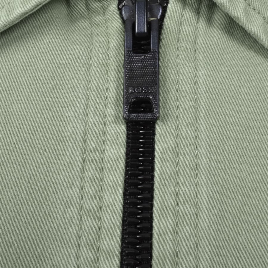 Image number 3 for BOSS Lovel Full Zip Overshirt Green