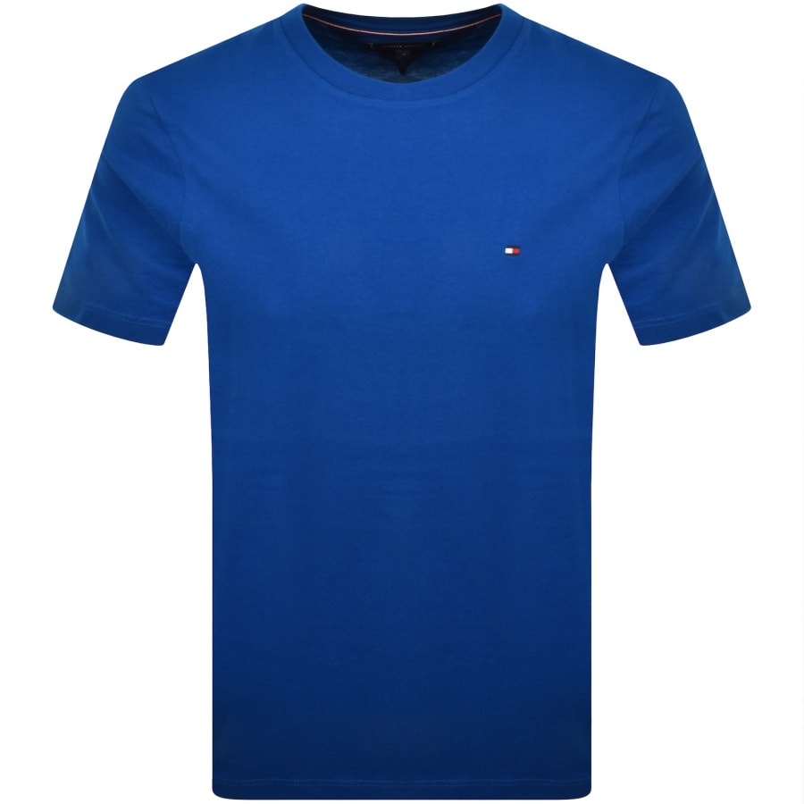 Image number 1 for Tommy Hilfiger Essential Solid T Shirt Blue