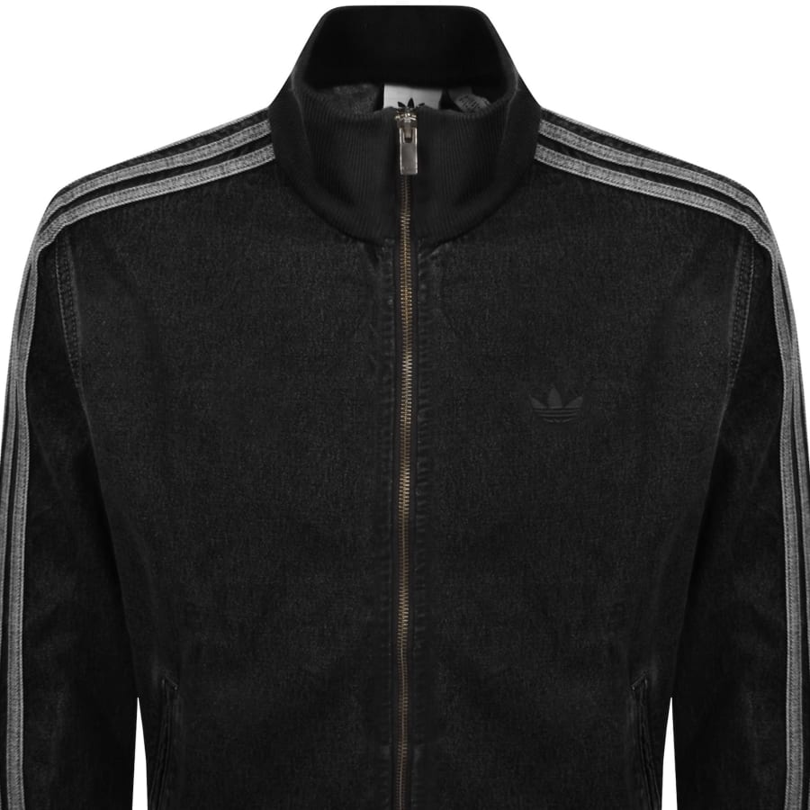 Image number 2 for adidas Originals Denim Track Top Black