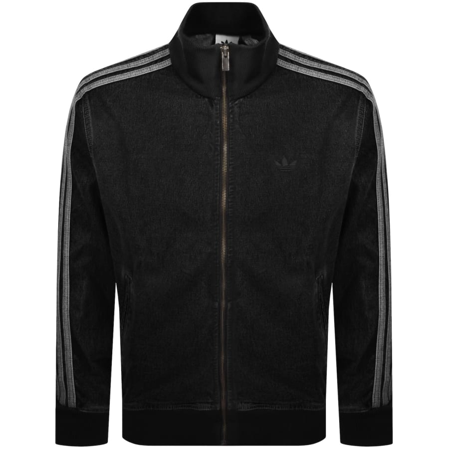 Image number 1 for adidas Originals Denim Track Top Black
