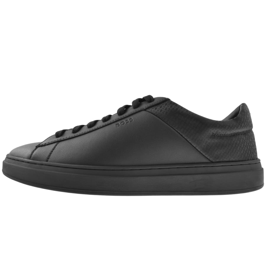 Image number 1 for BOSS Kieran Tennis Trainers Black