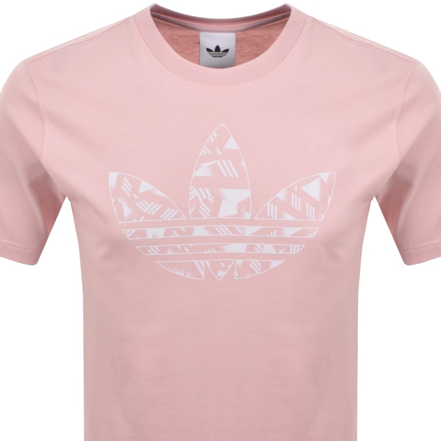 Image number 2 for adidas Originals GFX T Shirt Pink