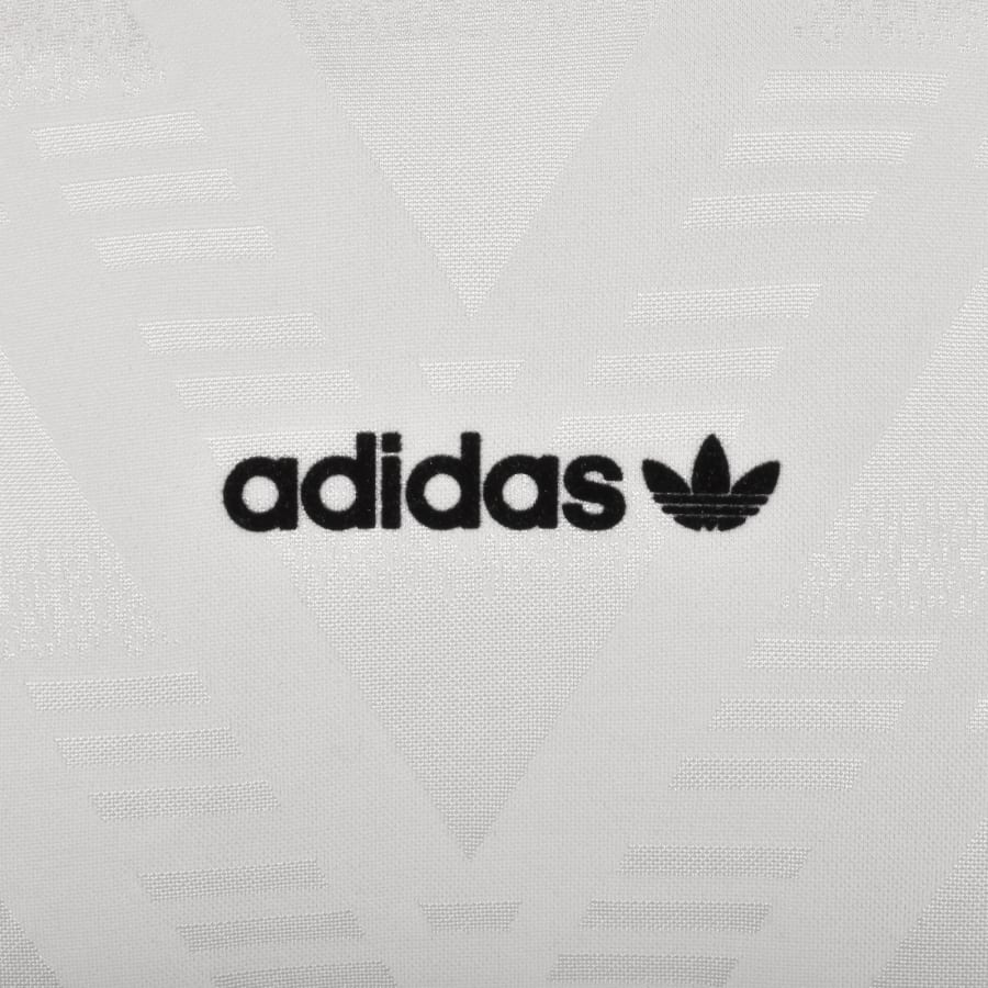 Image number 3 for adidas Originals Jacquard Jersey T Shirt Off White