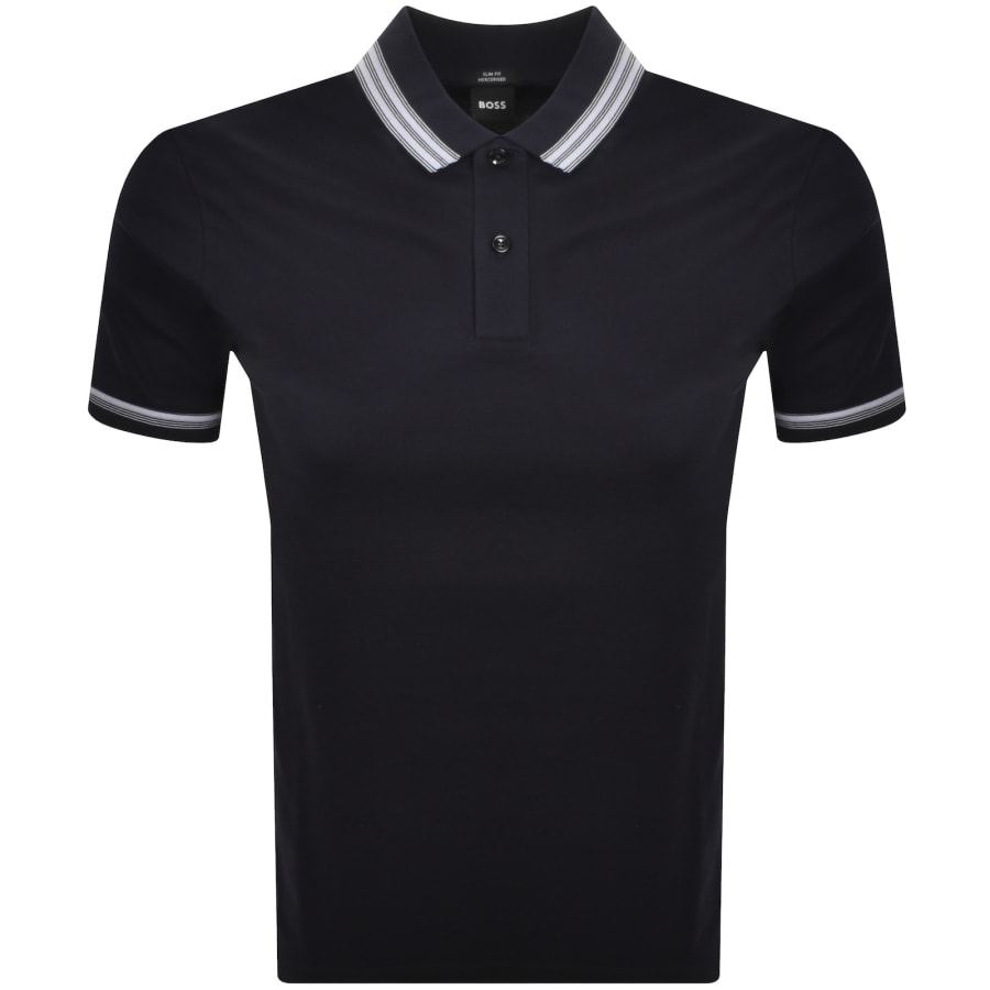 Image number 1 for BOSS H Phillipson 202 Polo T Shirt Navy