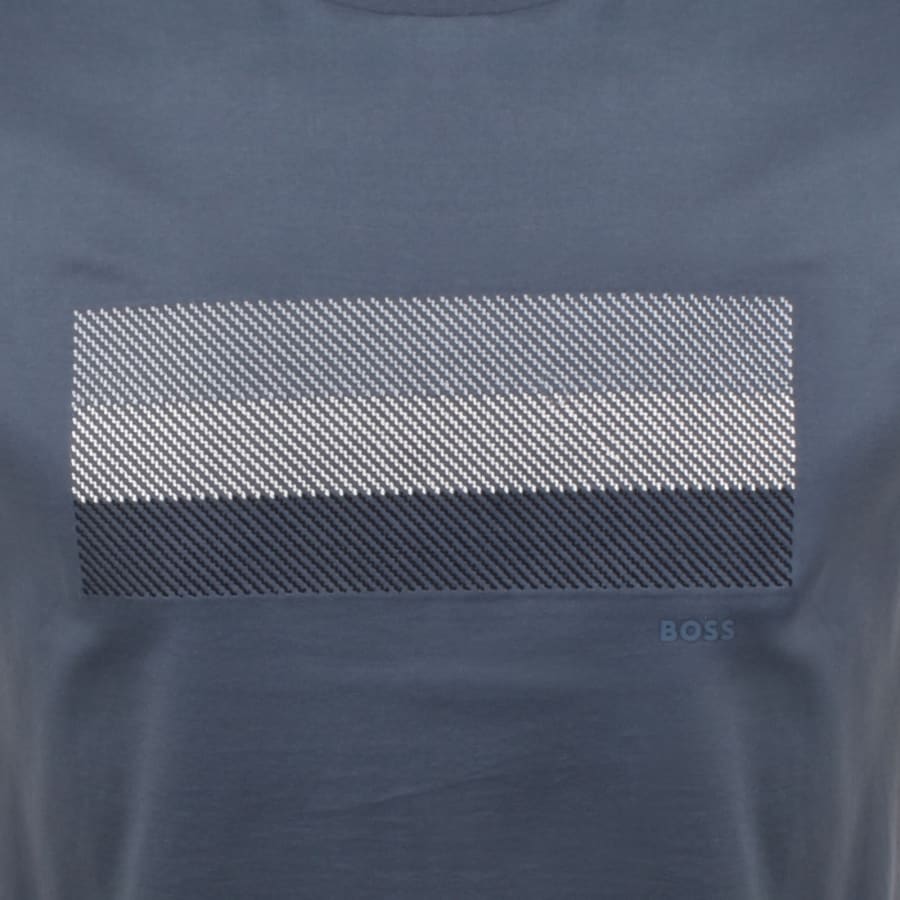 Image number 3 for BOSS C Taut 10 Mercerised T Shirt Blue