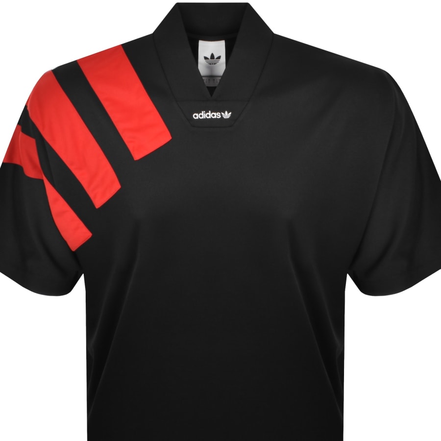 Image number 2 for adidas Originals Football Jersey T Shirt Black