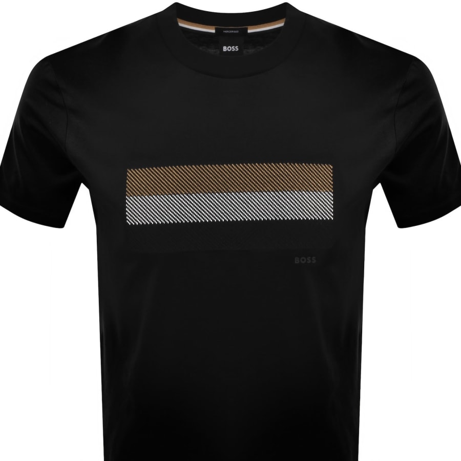 Image number 2 for BOSS C Taut 10 Mercerised T Shirt Black