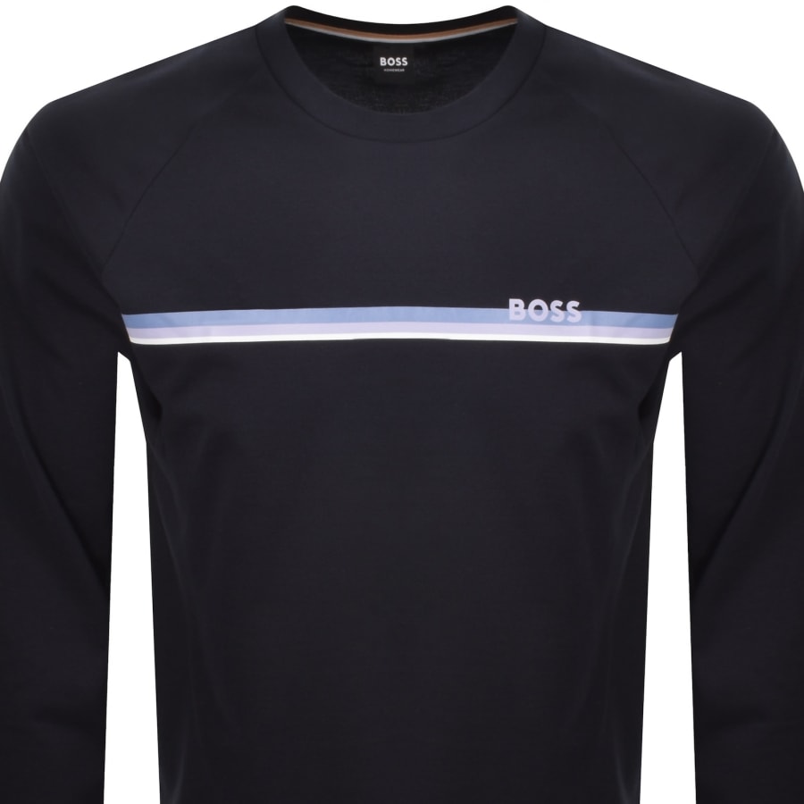 Image number 2 for BOSS Authentic Sweatshirt Navy