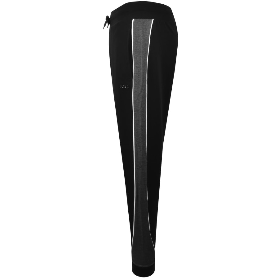 Image number 5 for BOSS Contrast Piping Joggers Black