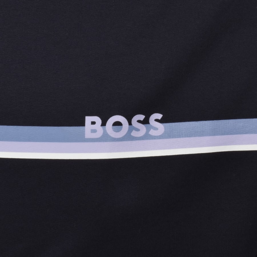 Image number 3 for BOSS Authentic Full Zip Hoodie Navy
