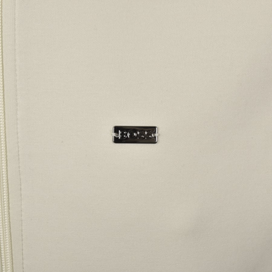 Image number 3 for BOSS Sense Full Zip Hoodie Cream