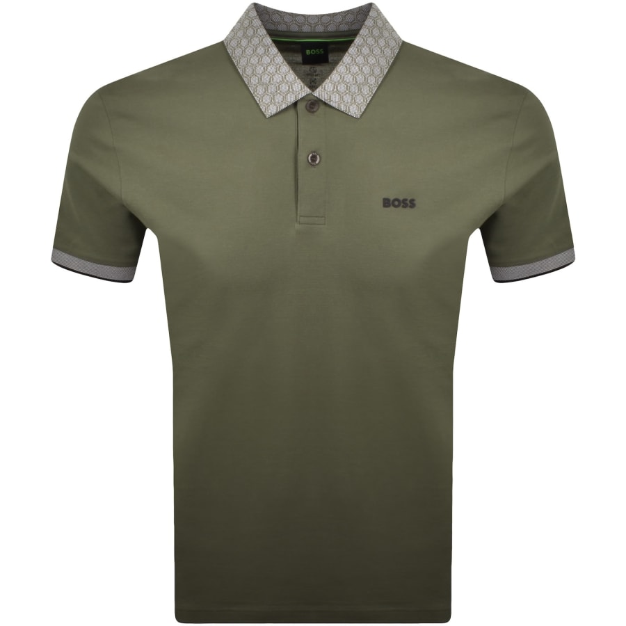 Image number 1 for BOSS Paddy Polo T Shirt Green