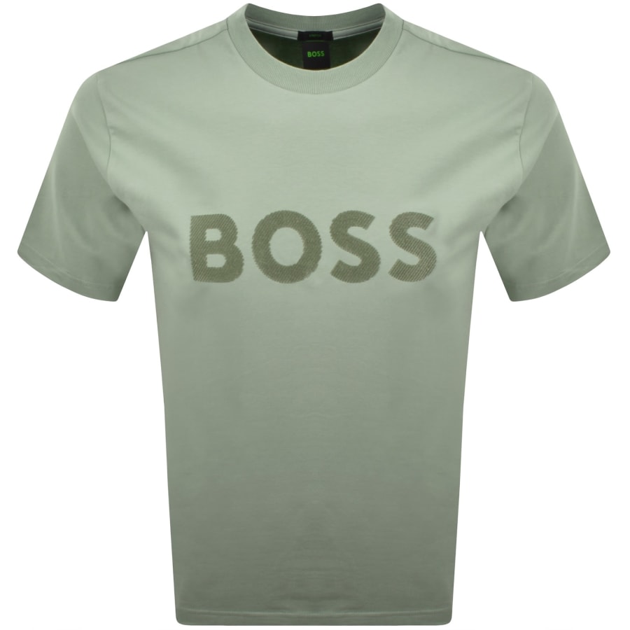 Image number 1 for BOSS Iconic Logo T Shirt Green