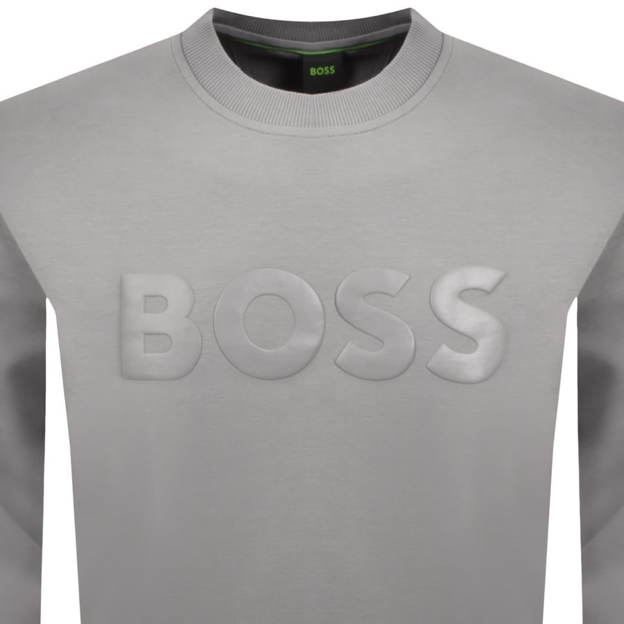 Image number 2 for BOSS Salbo Sweatshirt Grey