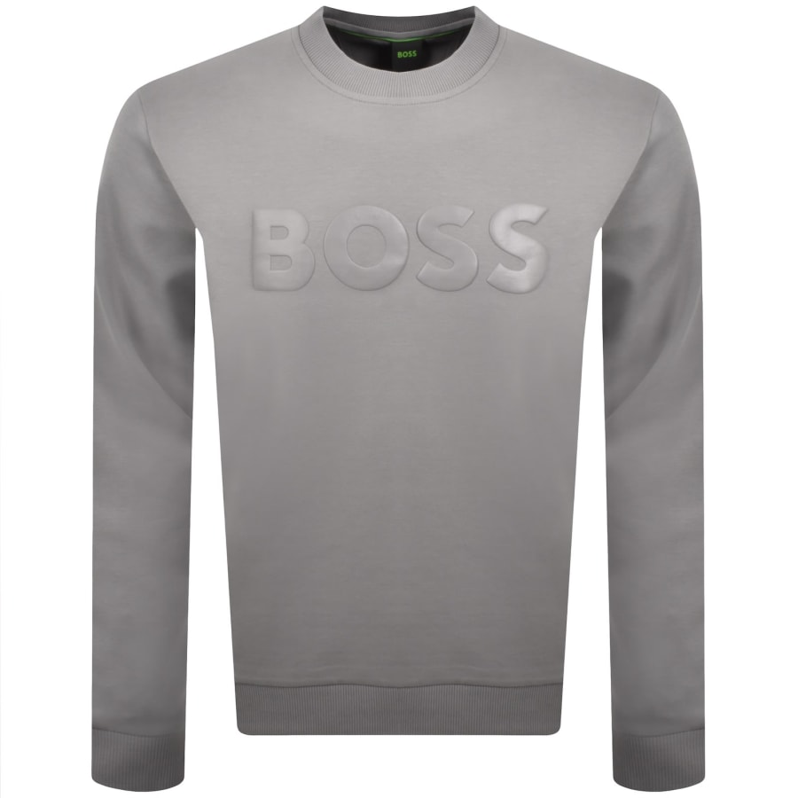 Image number 1 for BOSS Salbo Sweatshirt Grey