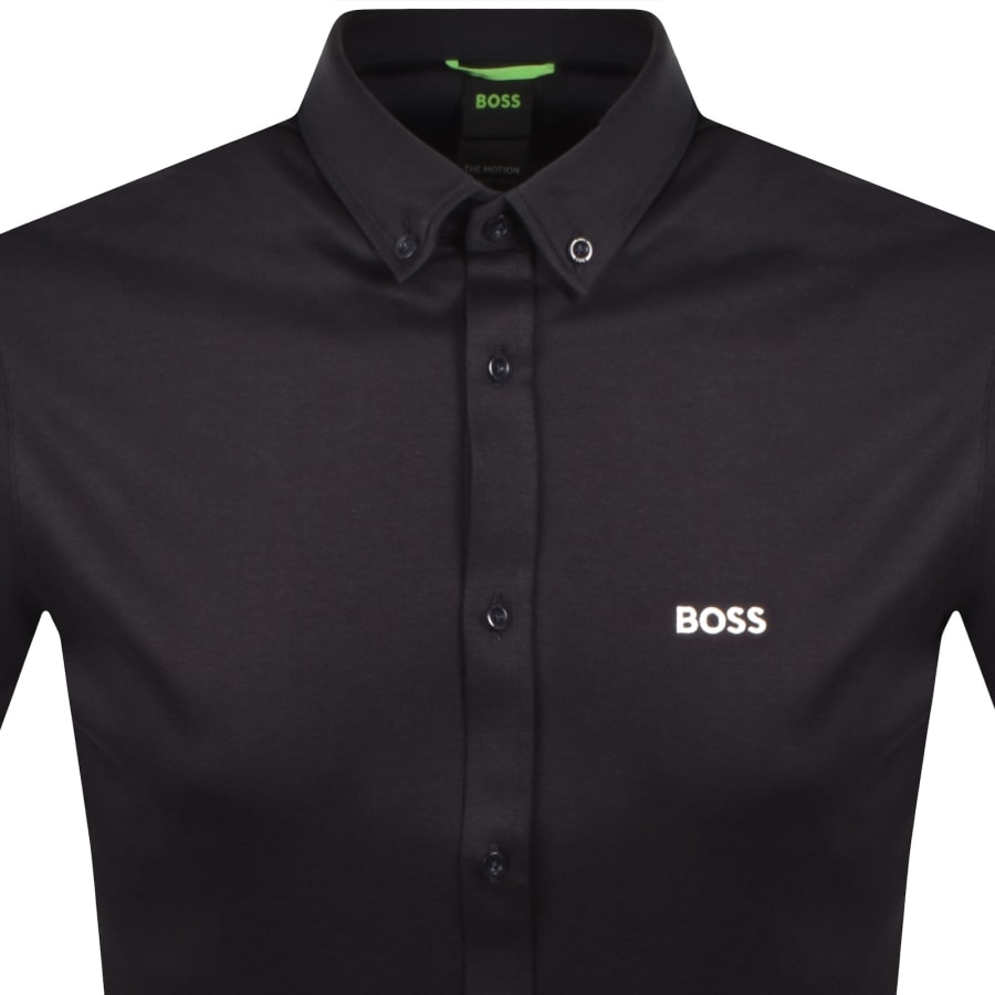 Image number 2 for BOSS ST Motion Short Sleeve Shirt Navy
