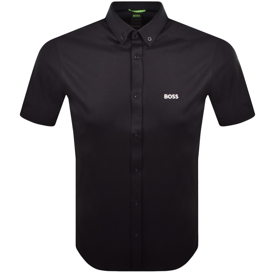 Image number 1 for BOSS ST Motion Short Sleeve Shirt Navy
