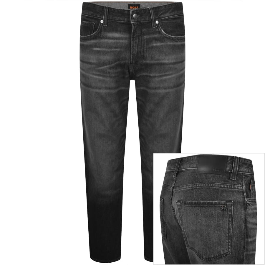 Image number 1 for BOSS Re Maine Regular Fit Jeans Grey